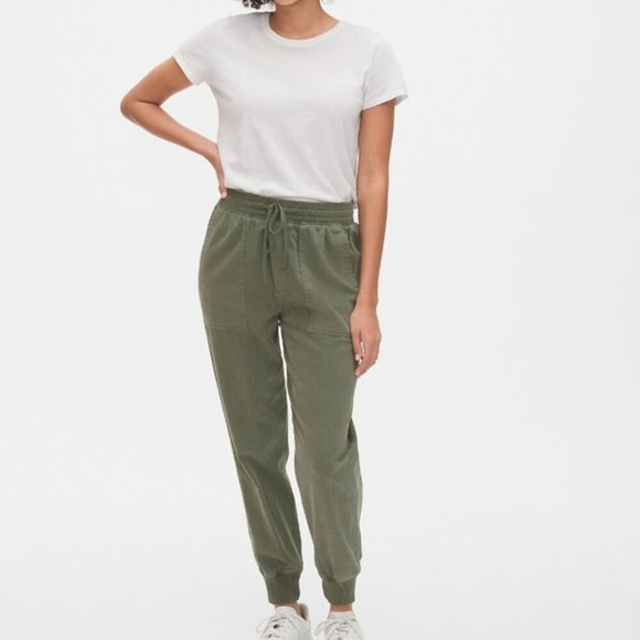 New, GAP Cargo High Rise Drawstring Pants - Picture 1 of 15